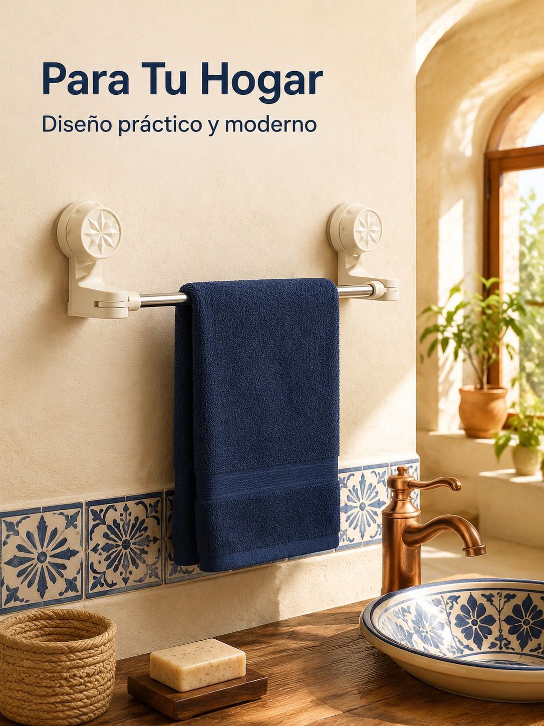 Toallero de acero inoxidable