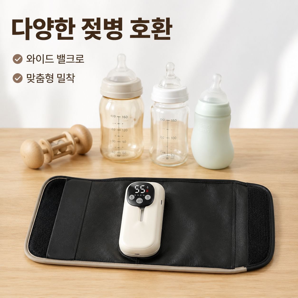 휴대용 무선 젖병 워머