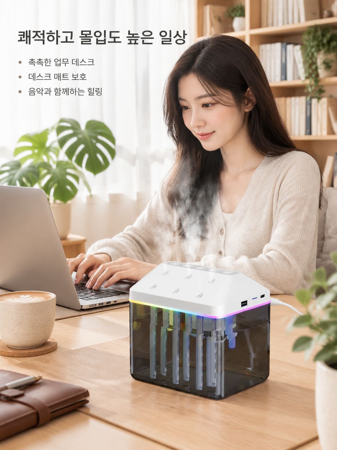 다이내믹 미스트 가습기 겸 블루투스 스피커