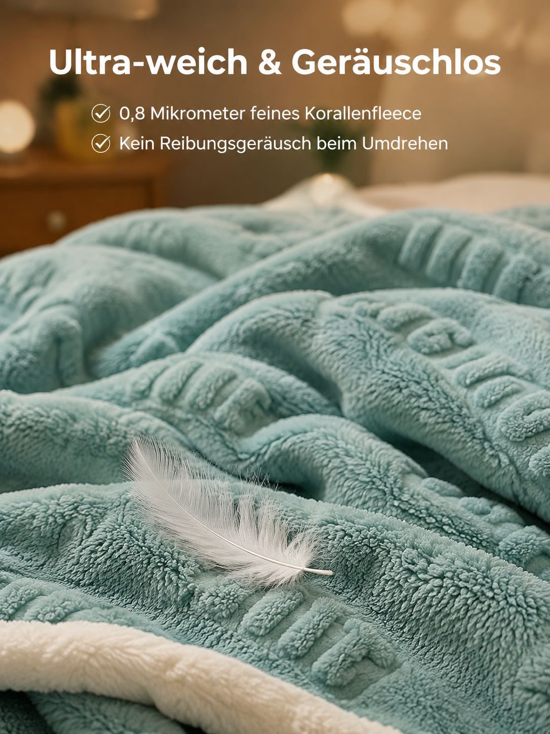 Warme Decke für kalte Tage und Nächte