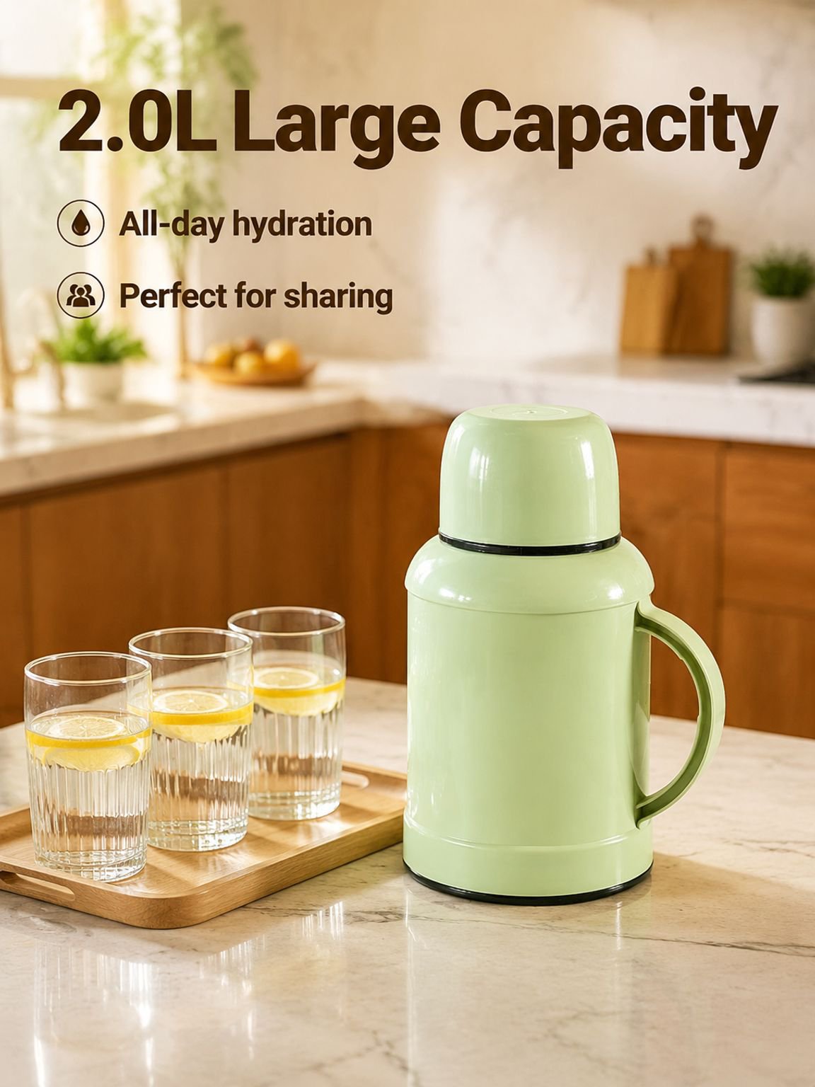 large capacity thermos flask