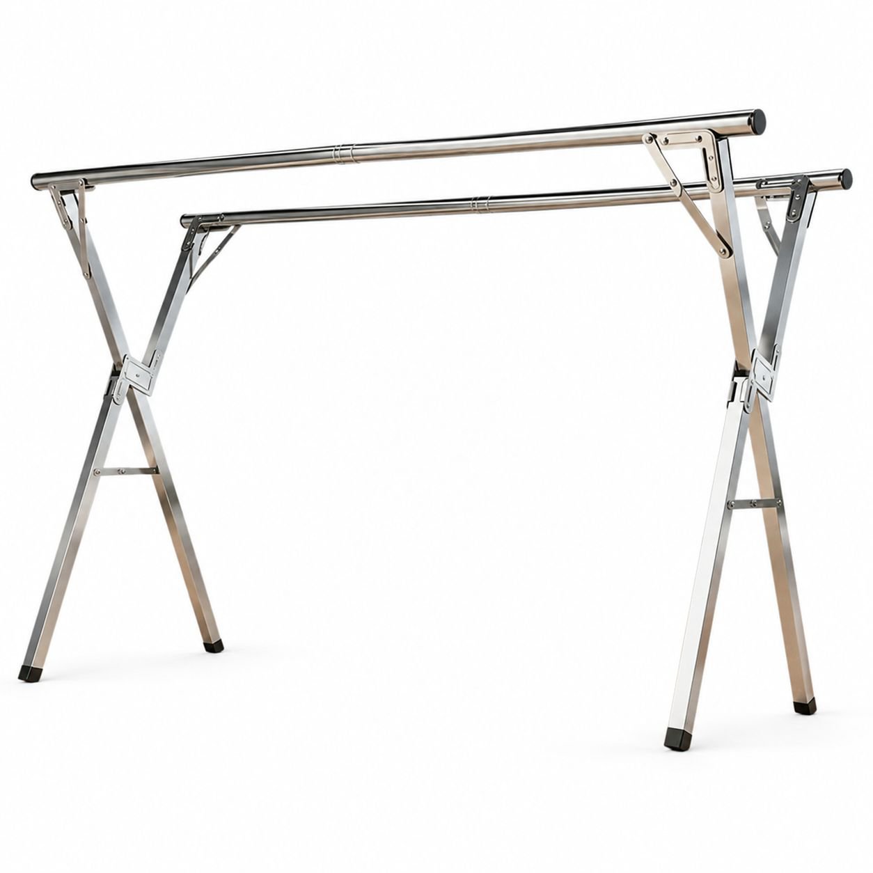 Home Standing Foldable Drying Rack, Extendable Clothes Hanger for Balcony, Heavy-Duty Design