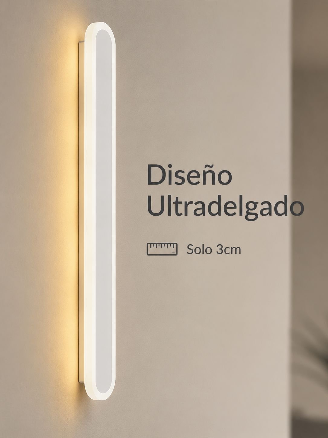 Luz de pared estilo escandinavo
