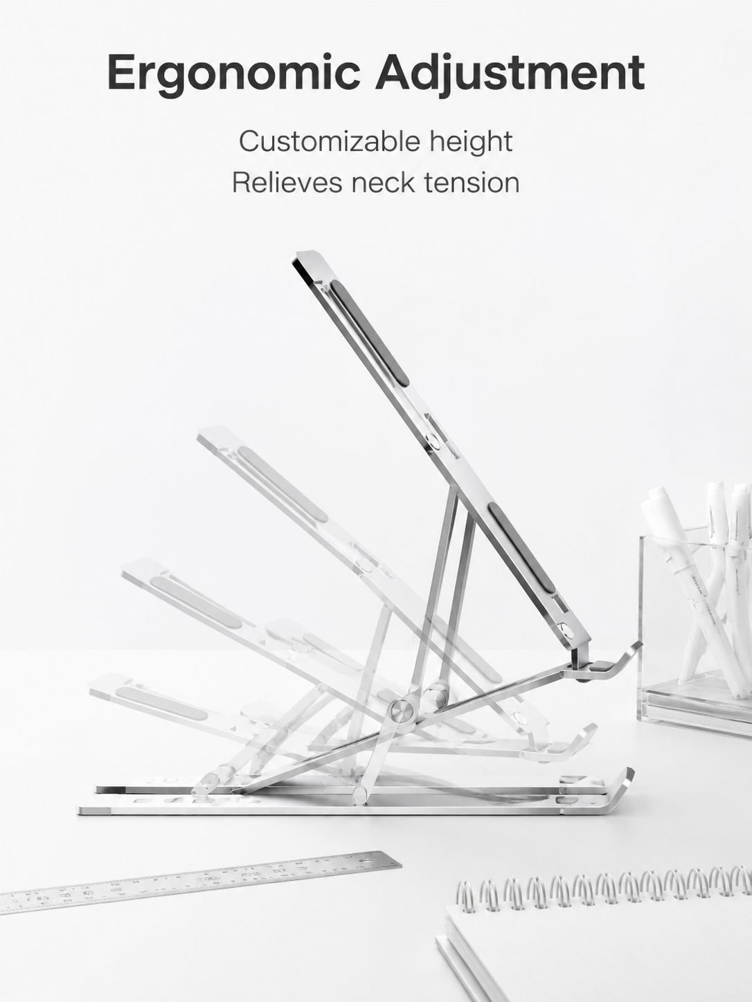 Multi-functional Foldable Desktop Cooling Bracket