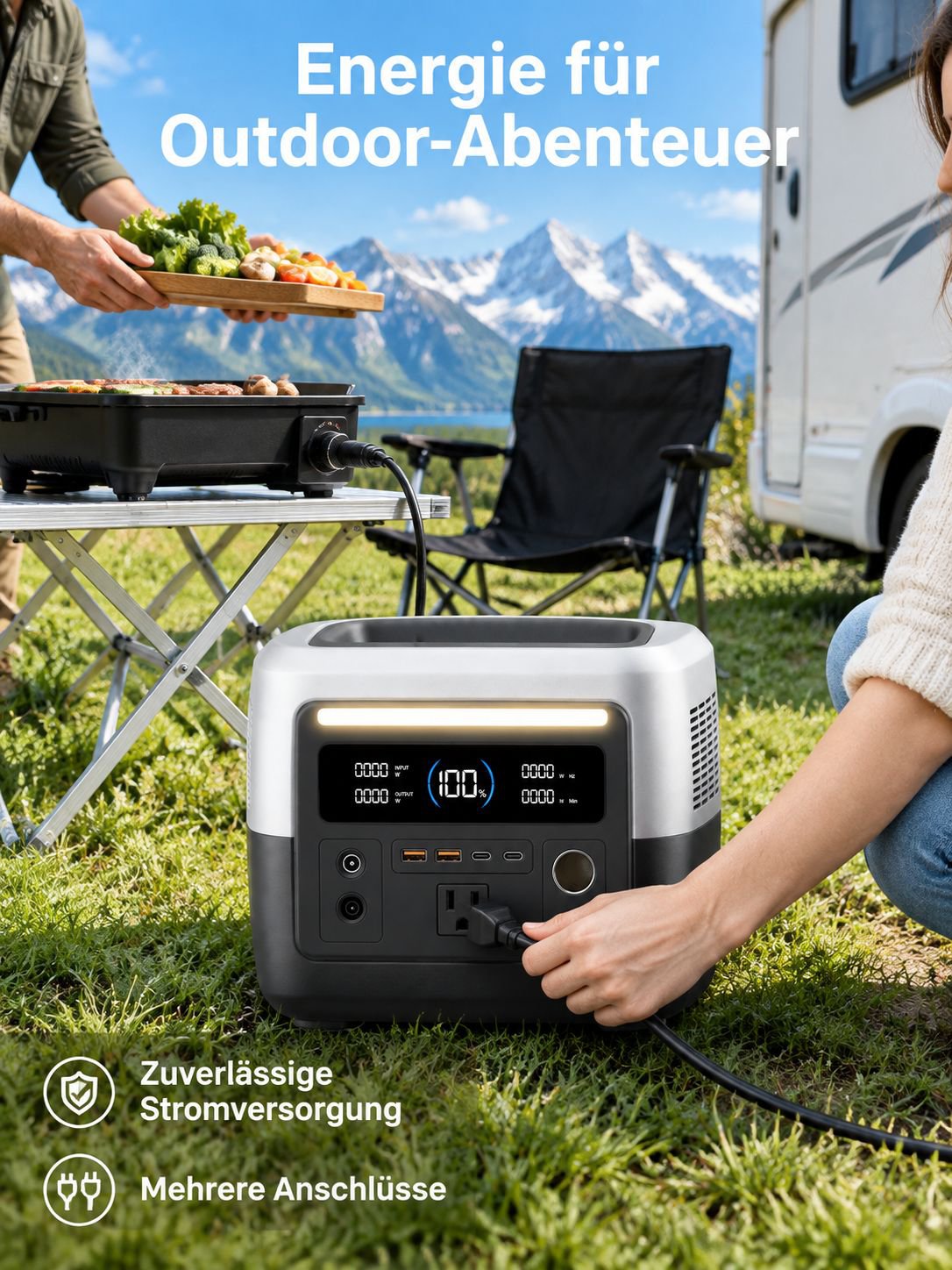 Kompatibler Energiespeicher für Elektronik und Geräte