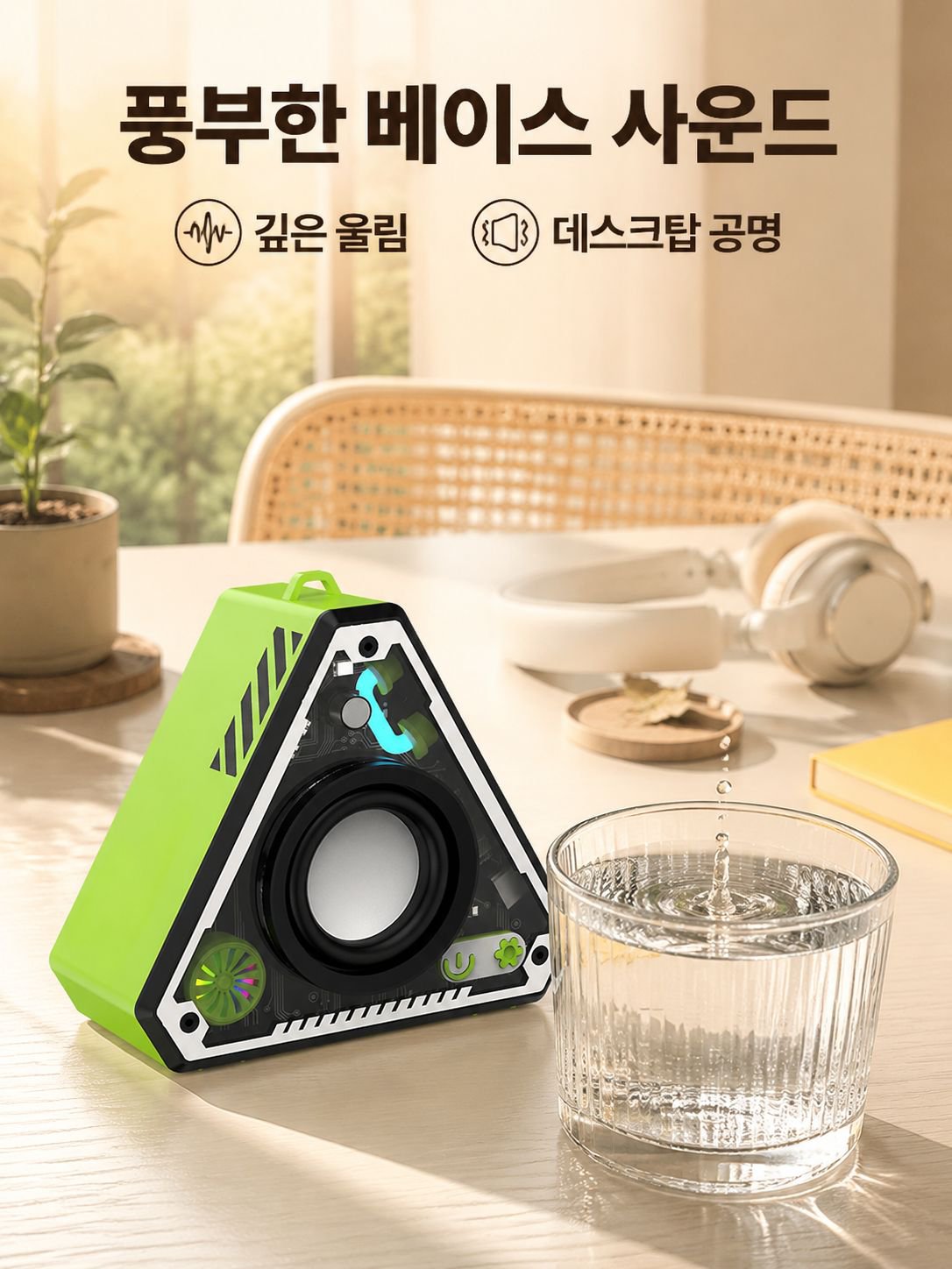 블루투스 스피커 쿨한 메카 무선 블루투스 스피커 저음 강화