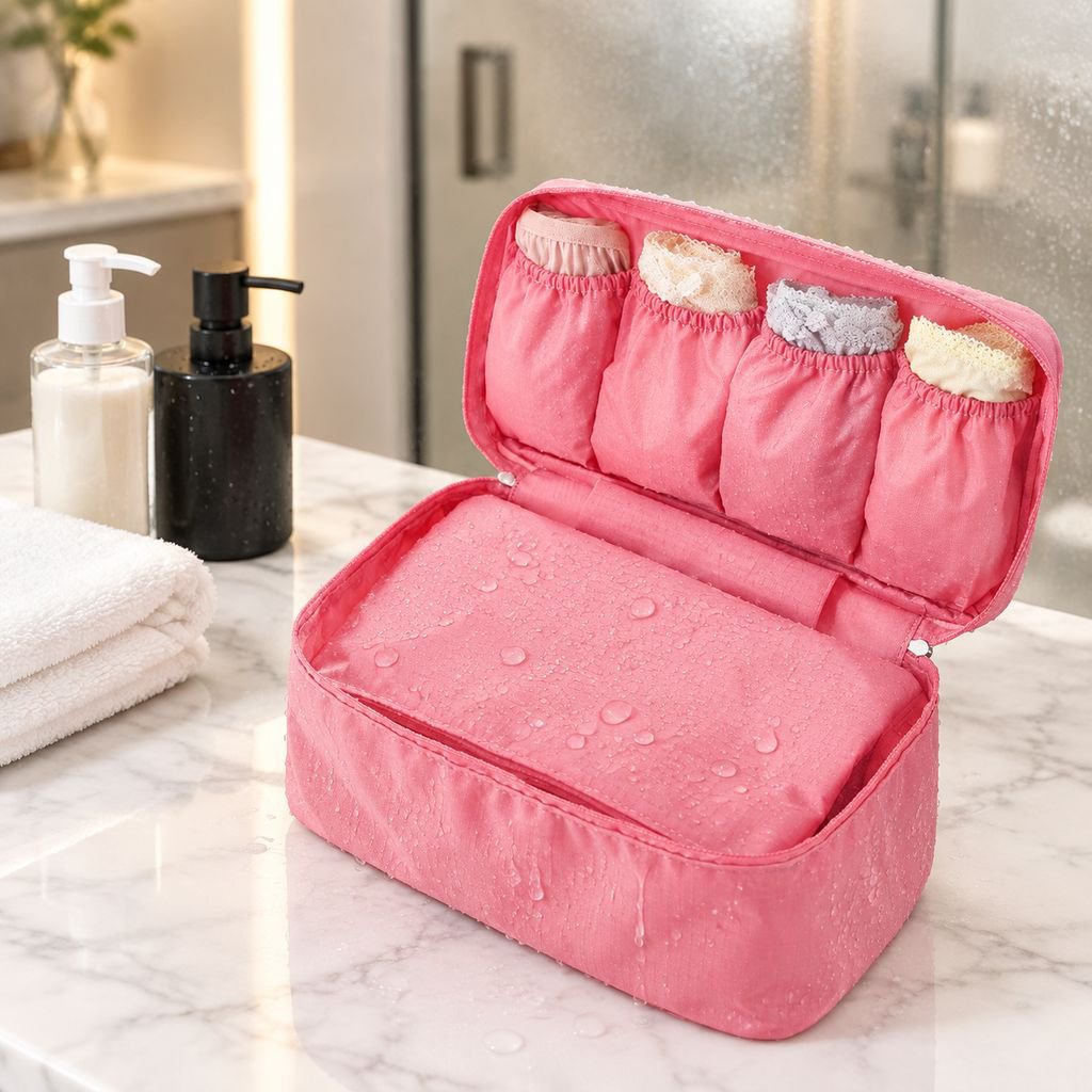 Bolsa de almacenamiento portátil para ropa interior de viaje
