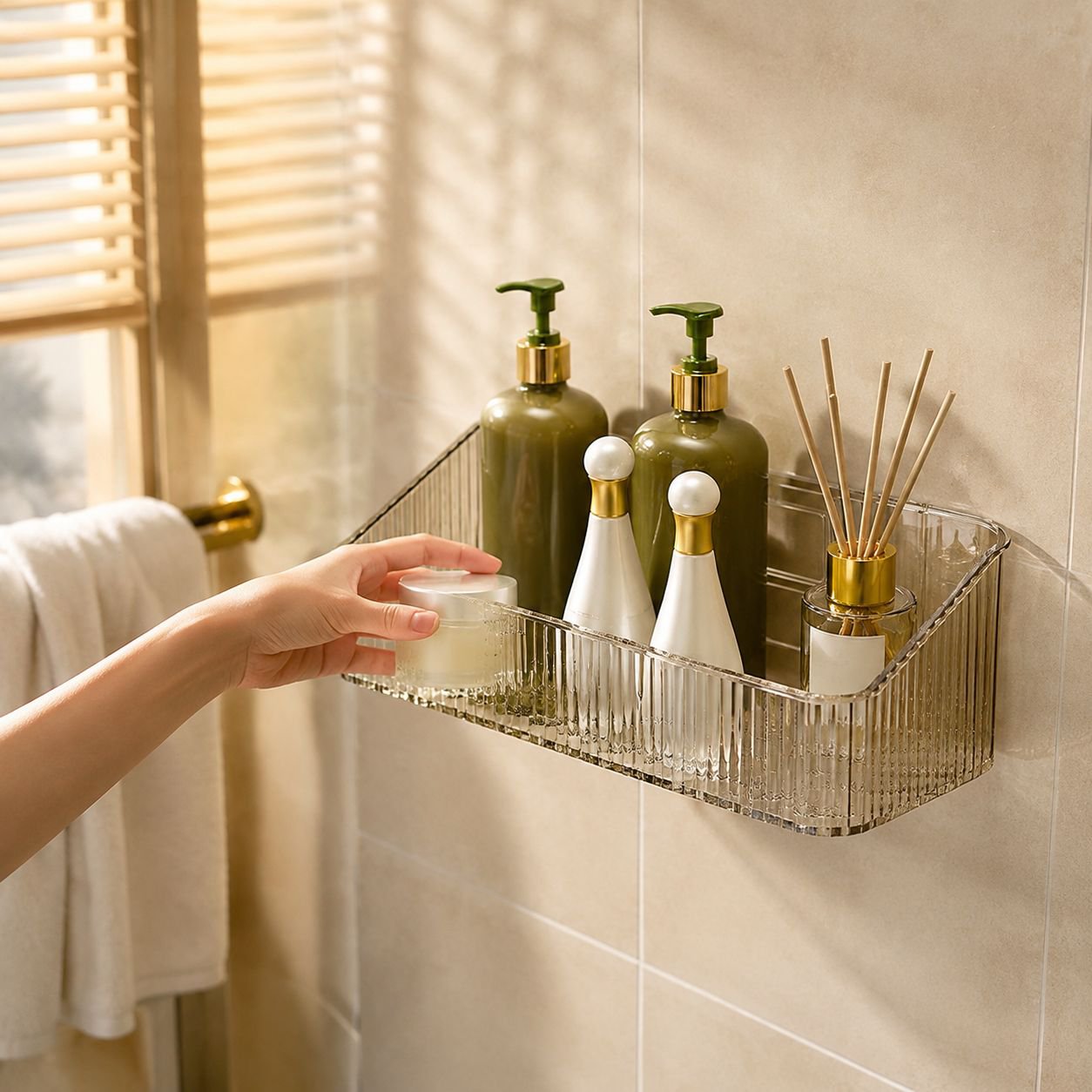 Draining Bathroom Storage Caddy