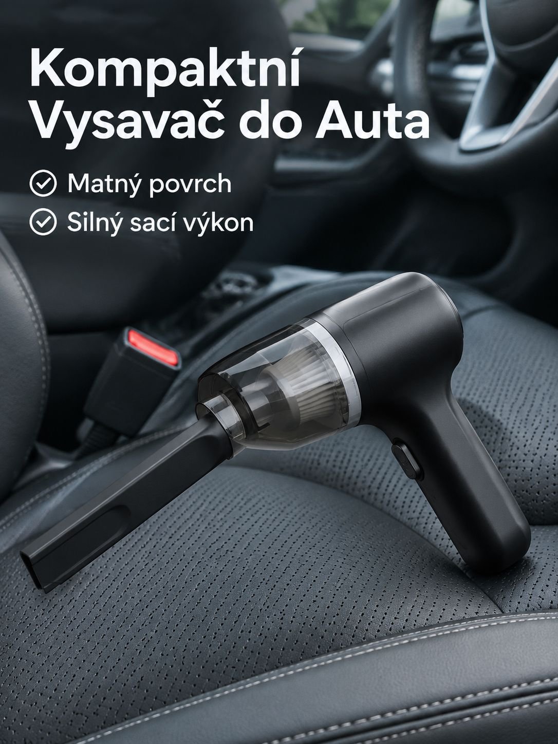 Víceúčelový vysavač do auta