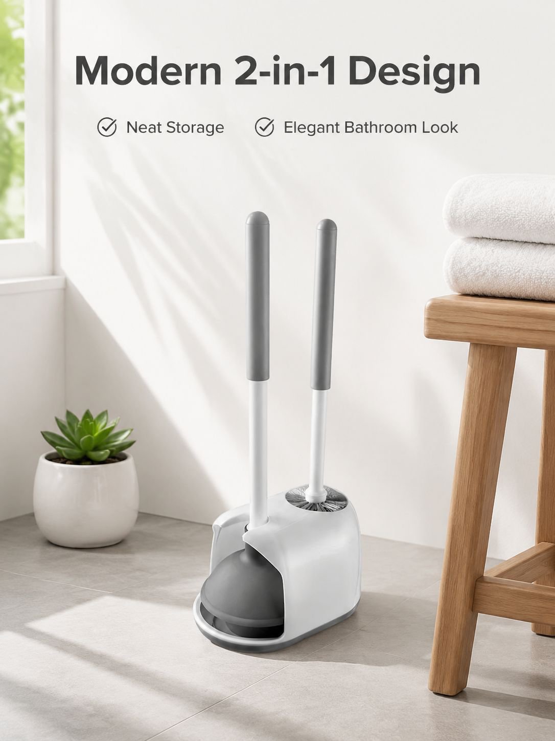 Household Toilet Cleaning Tool Kit