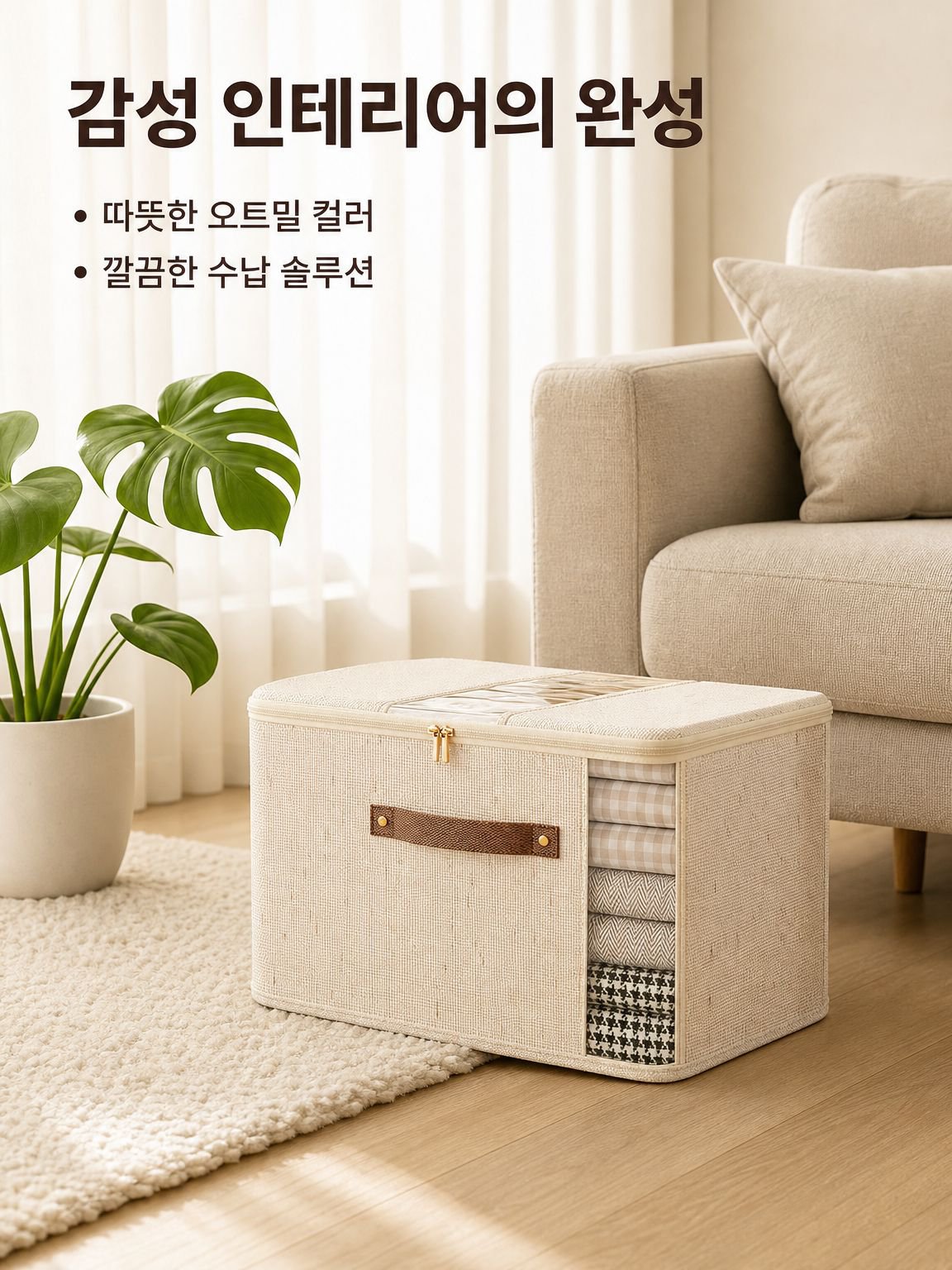 패브릭 수납 상자