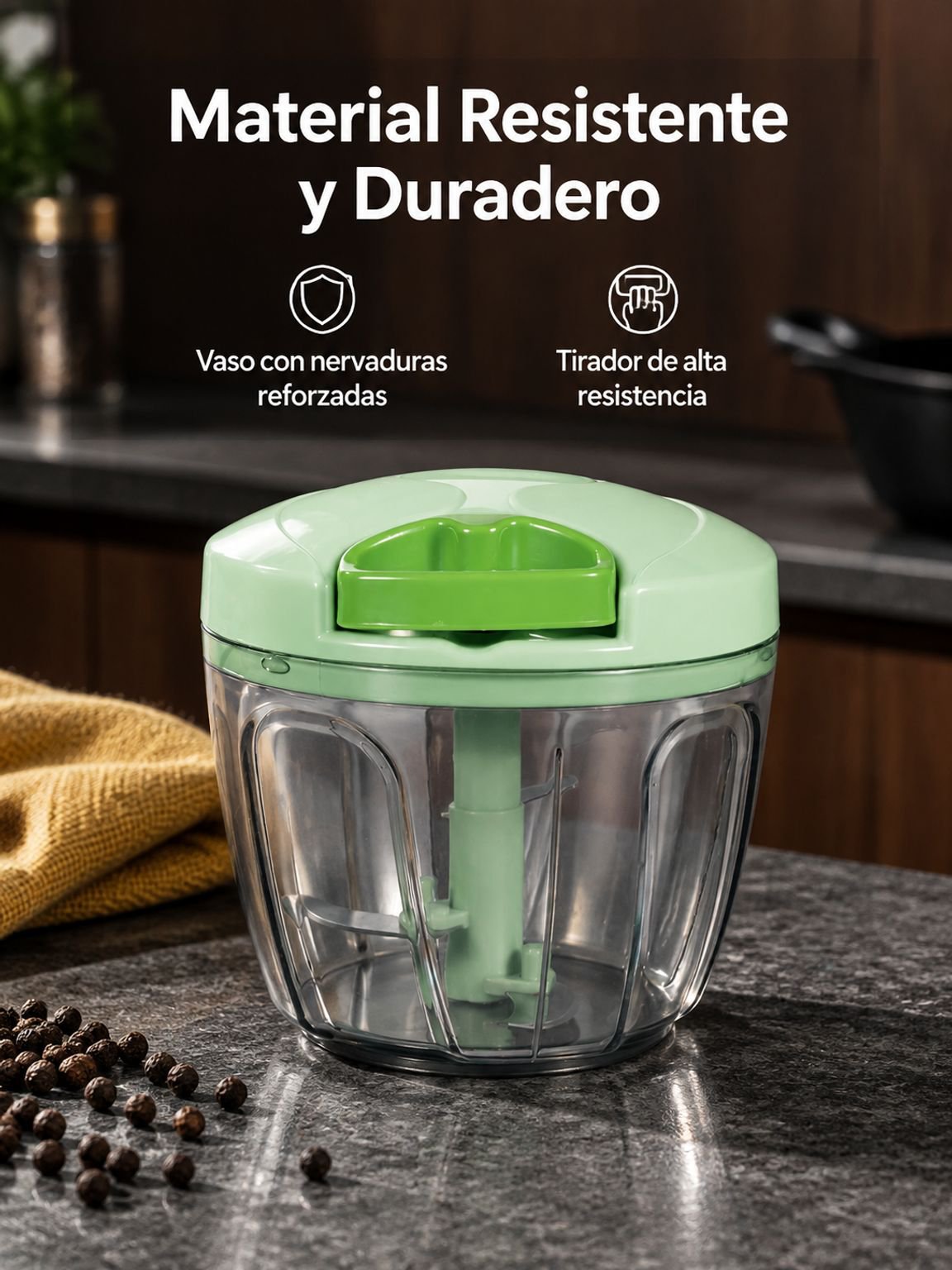 Lindo sacador portátil de ajo