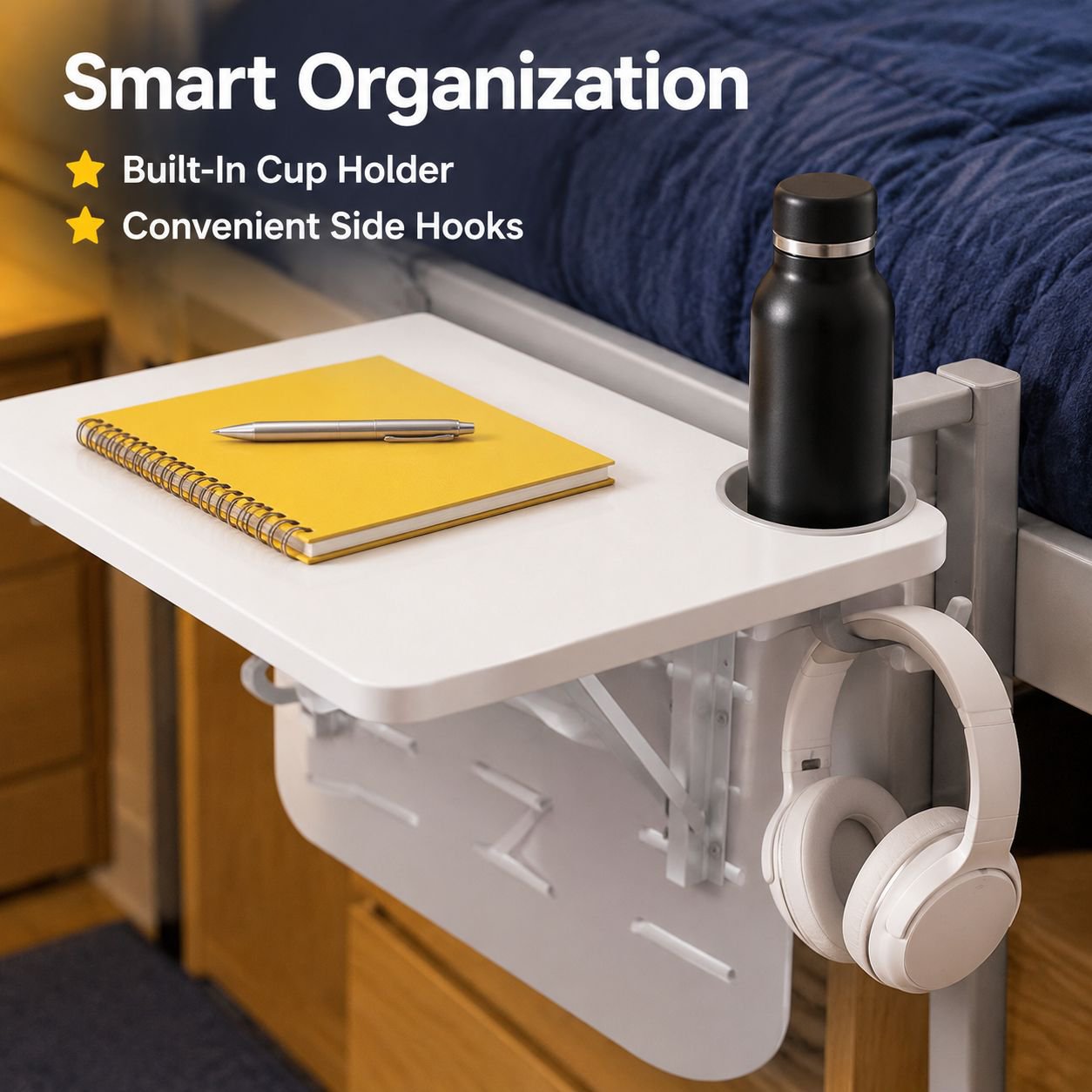 Large Computer Desk for Bunk Bed Dormitory