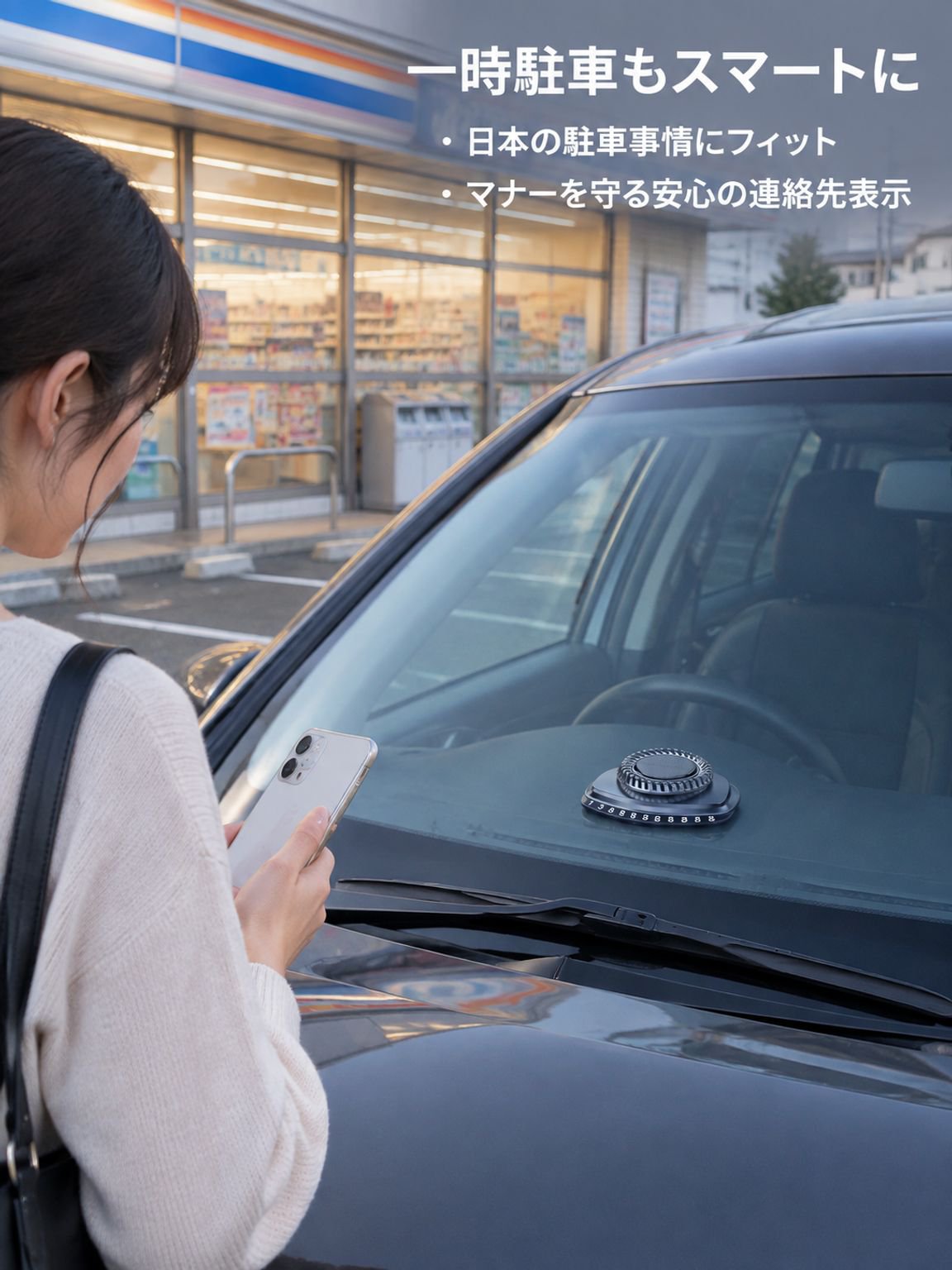 一時駐車ナンバープレートアロマセラピー