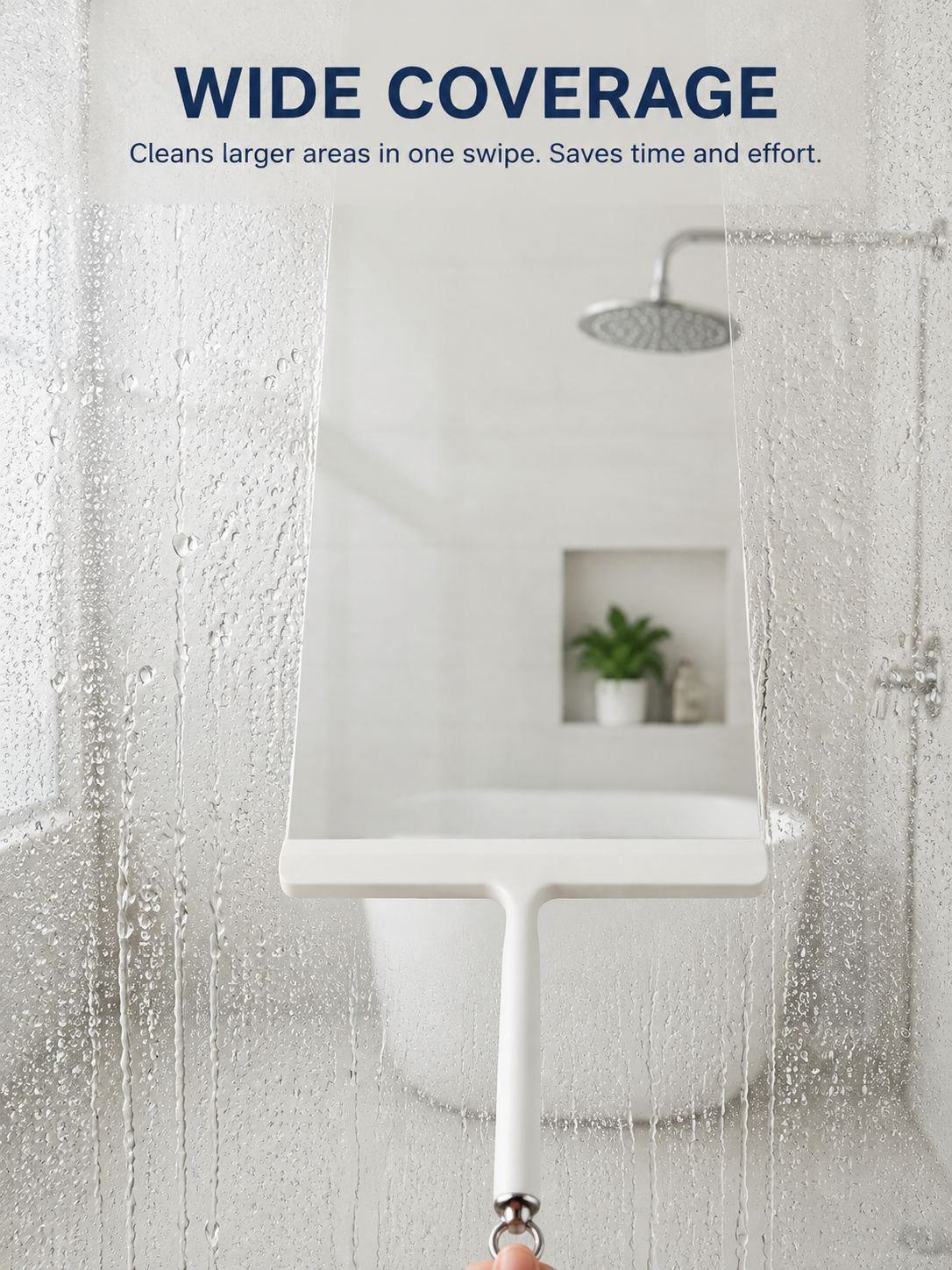 Durable household squeegee for kitchen surfaces