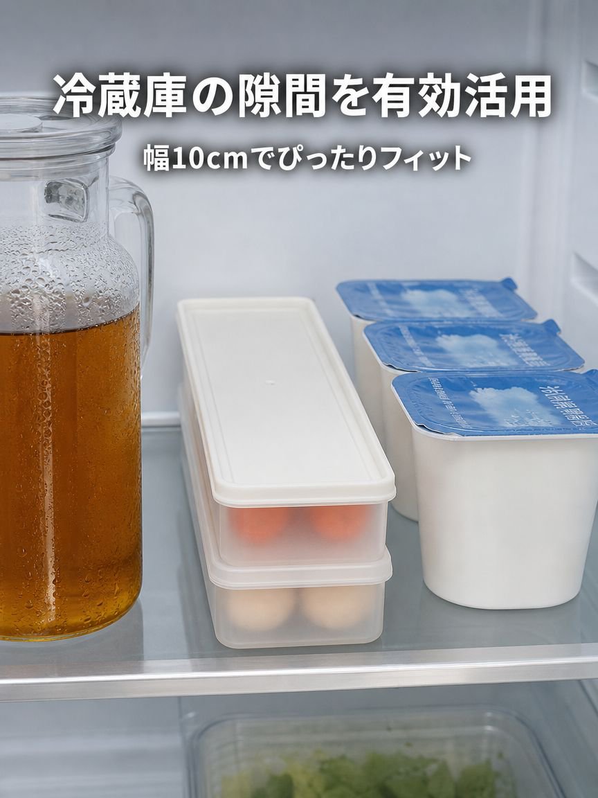 長方形の冷蔵庫用オーガナイザー