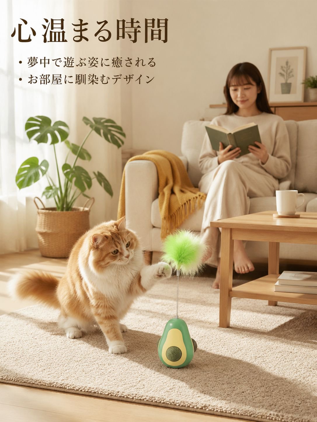 タンブラー型猫用おもちゃ