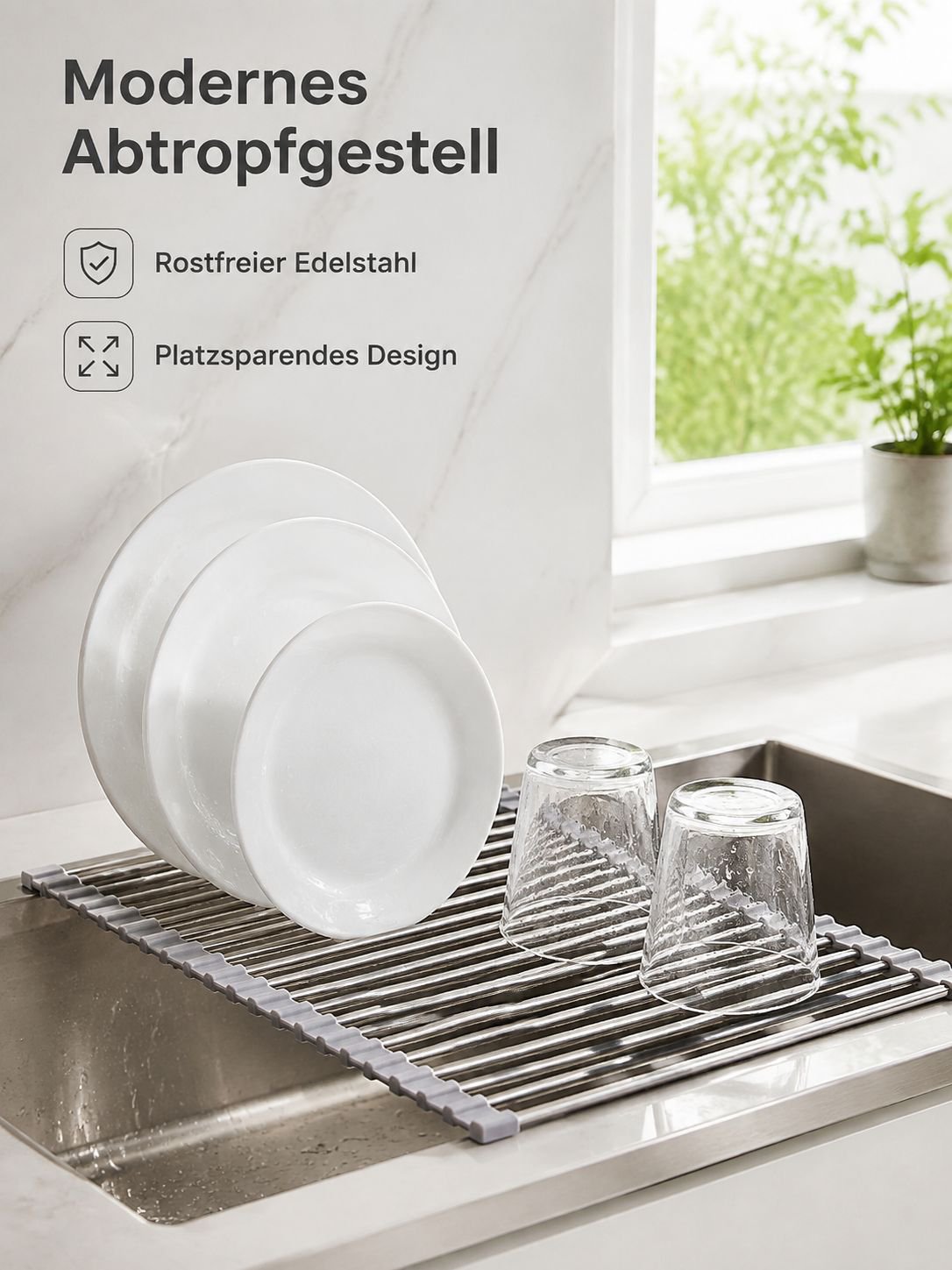 Multifunktionaler Abtropfkorb für Obst und Gemüse