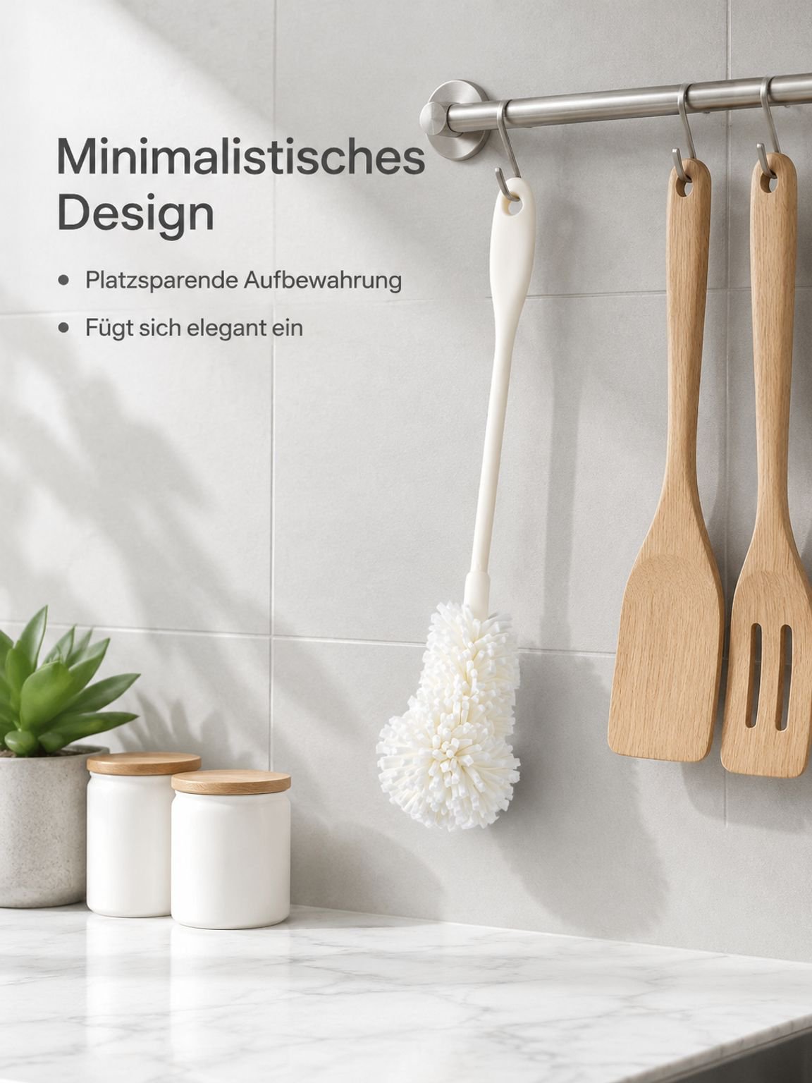 Robuste Küchenreinigungsbürste für Mixerbehälter