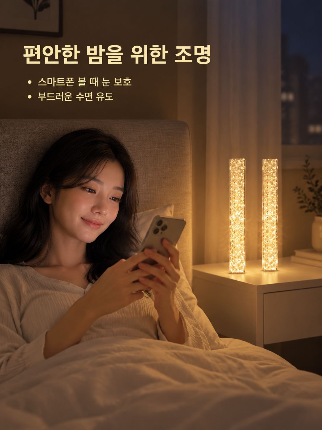 크리스탈 막대형 보조 조명 LED 전구