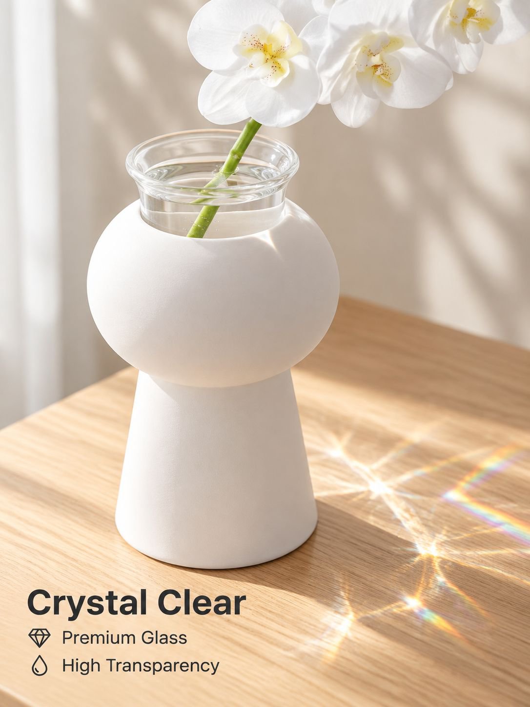 Minimalist Tabletop Floral Display