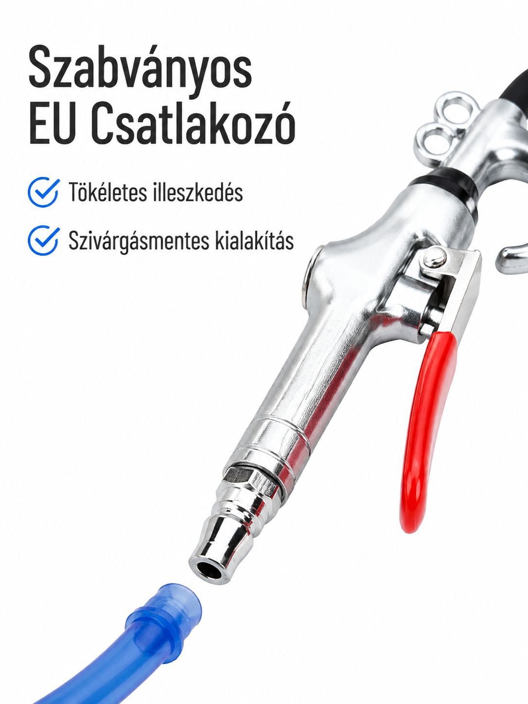 Ergonomikus kialakítású nagynyomású tisztító pisztoly