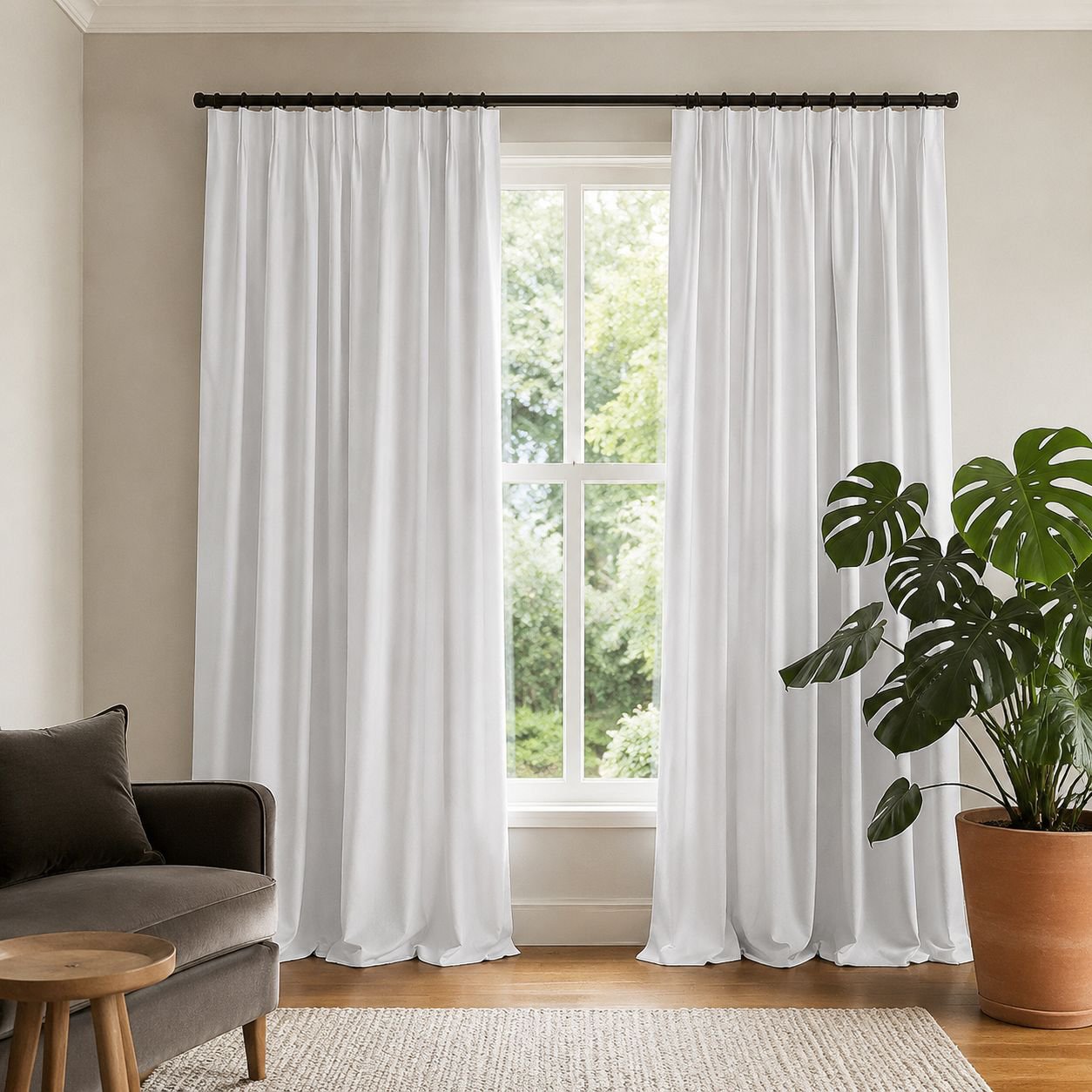 High Blackout Solid Color Curtain for Bedroom and Living Room