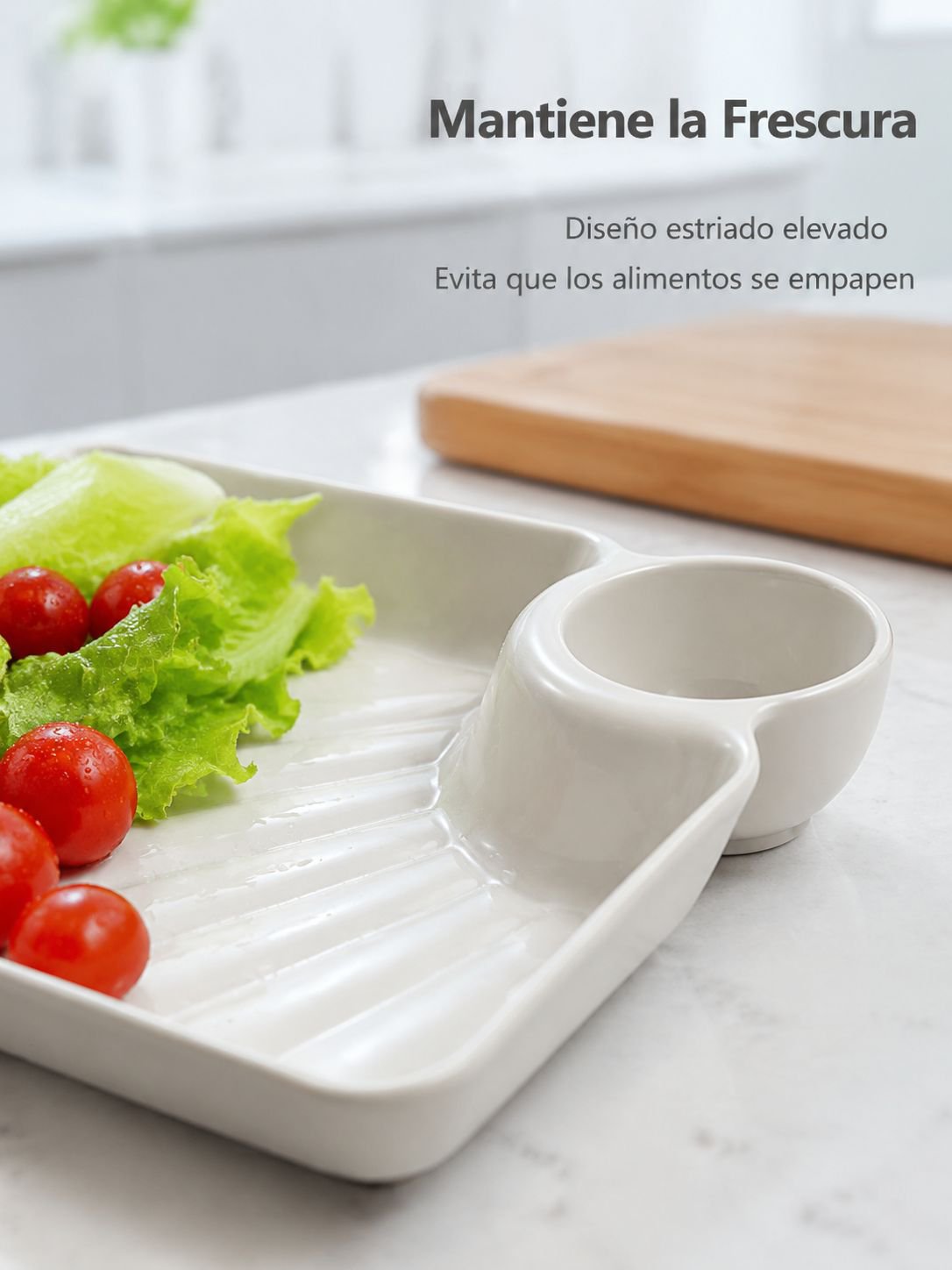 Wheat Straw Salad Plate