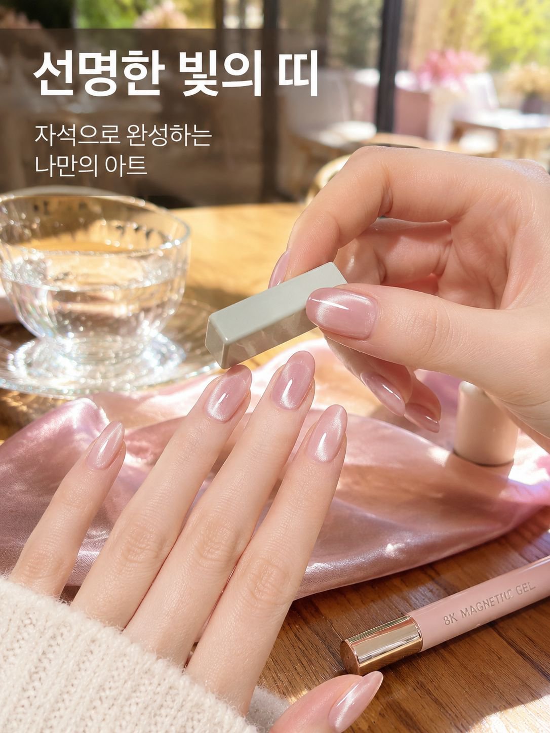 반짝이는 캣츠 아이 네일 펜슬