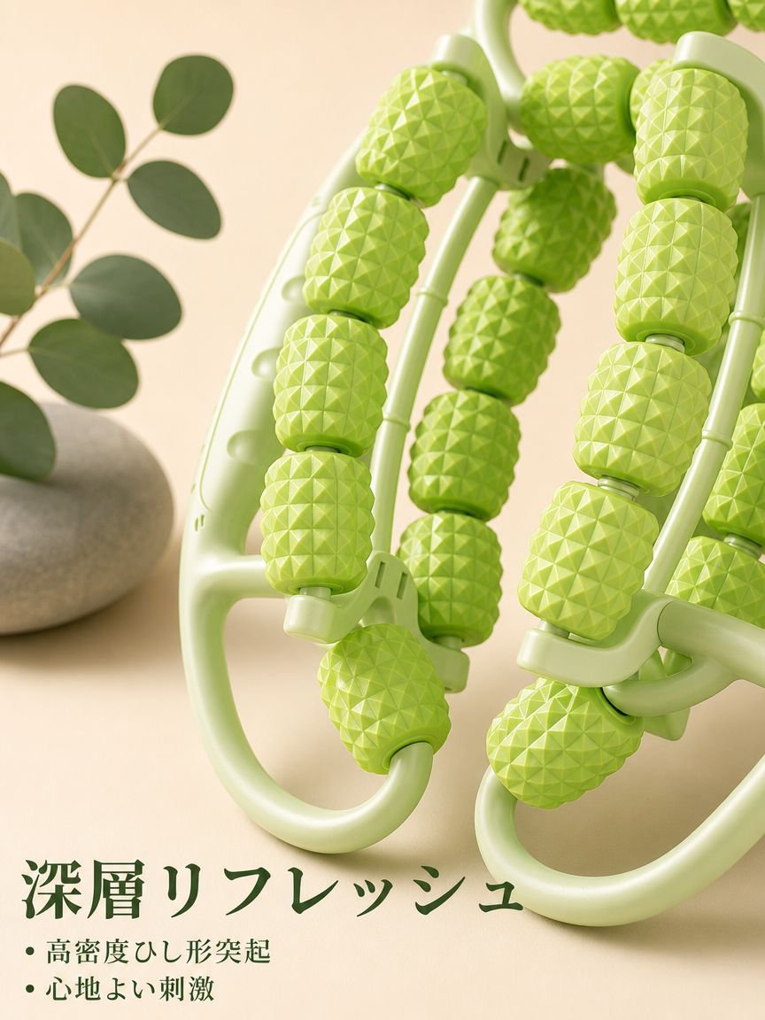 リングタイプレッグマッサージローラー