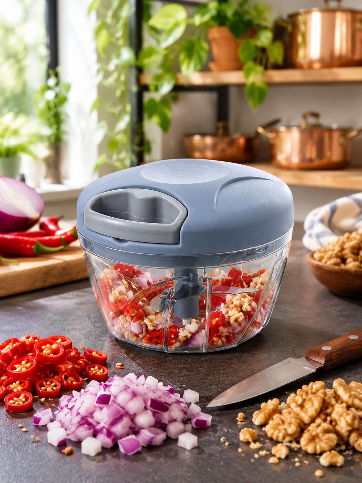 Hachoir à ail multifonction pour cuisine