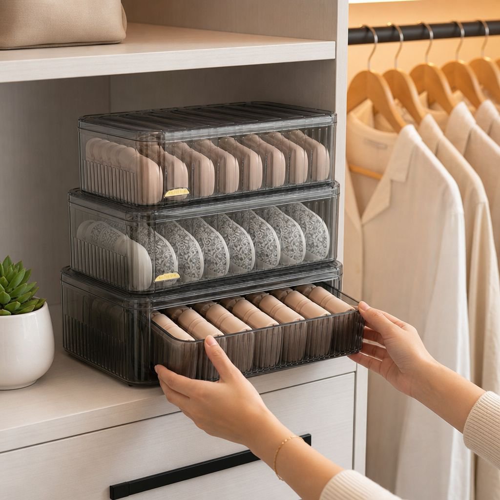 Multifunctional Underwear and Socks Sorting Box