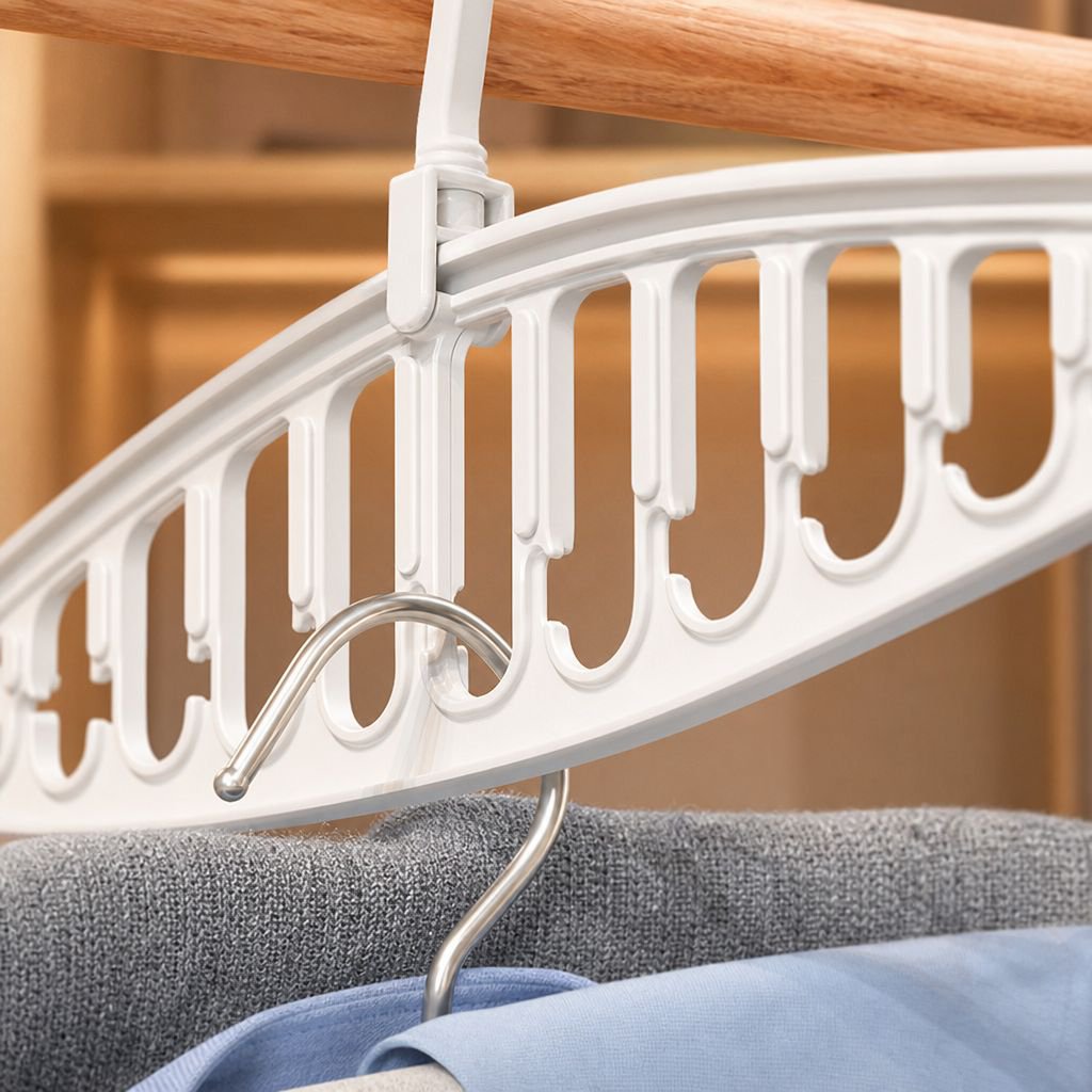 Colgador de ropa de pared con múltiples agujeros