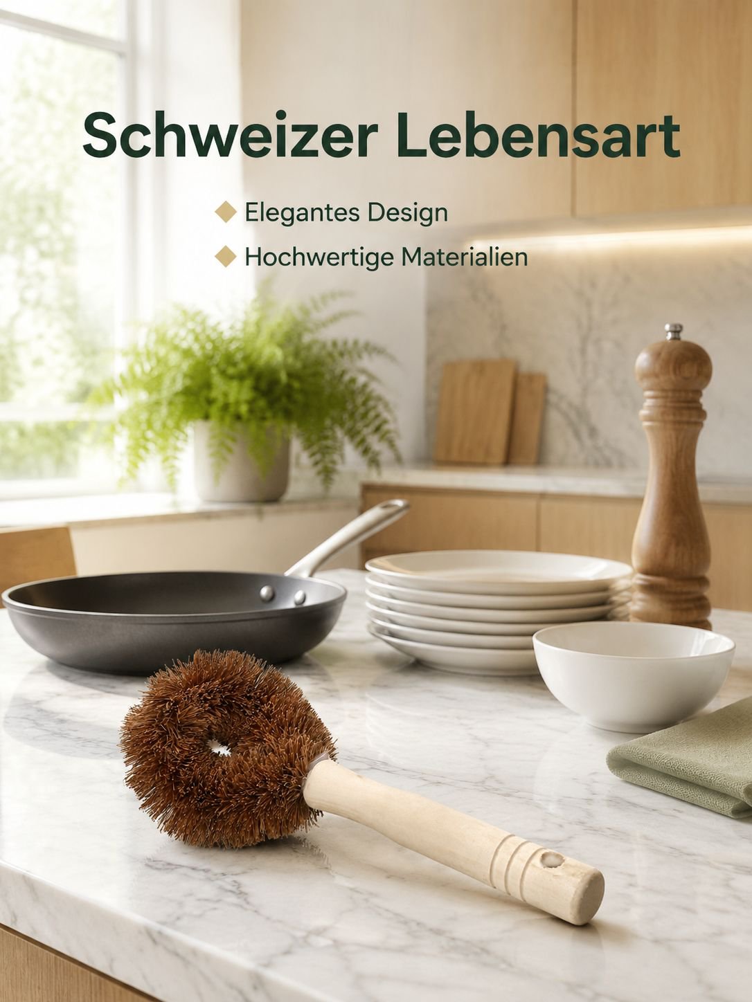JMY Kokosfaser-Bürste – robust, praktisch und ökologisch
