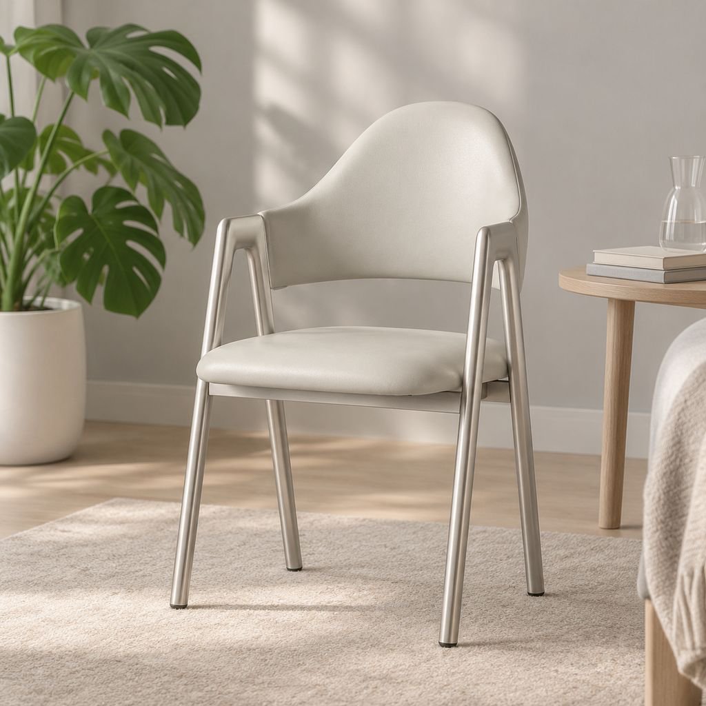 Modern Light Luxury A-Frame Chair with Backrest