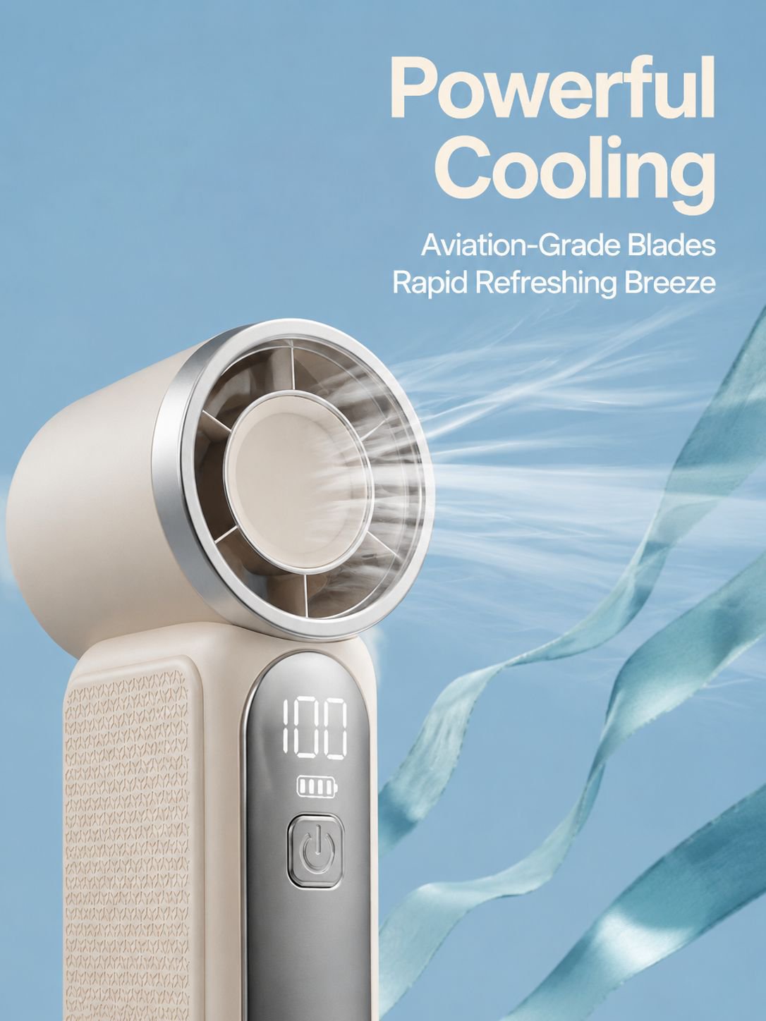Turbo High-Speed Powerful USB Rechargeable Outdoor Portable Fan