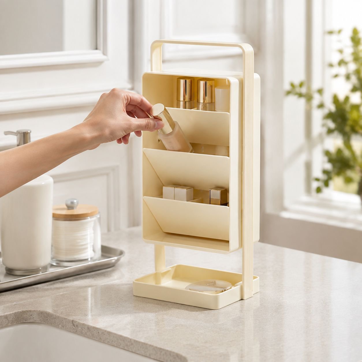 Nonslip Multipurpose Organizer Cleaning Utensils Shelf