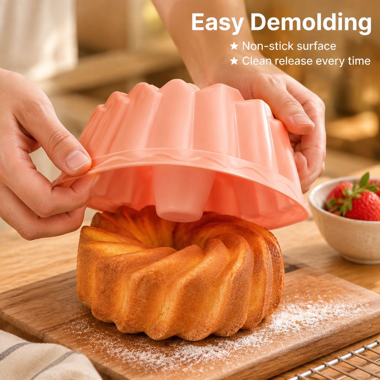 Silicone Muffin Cupcake Baking Mold