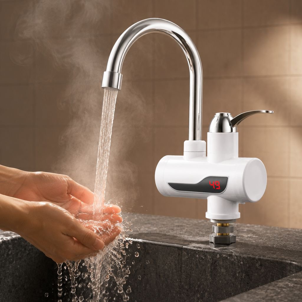 Grifo eléctrico instantáneo de agua caliente JMY (caja de color)