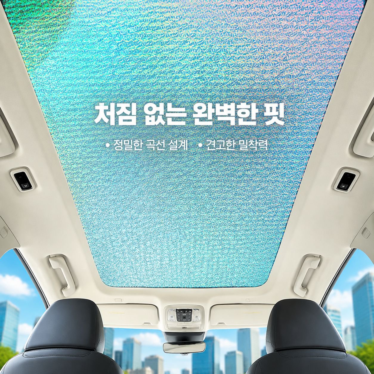 파노라마 선루프 햇빛가리개 방열 자동차 선쉐이드