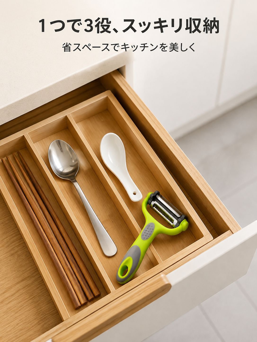 3-in-1多機能フルーツ＆野菜ピーラー