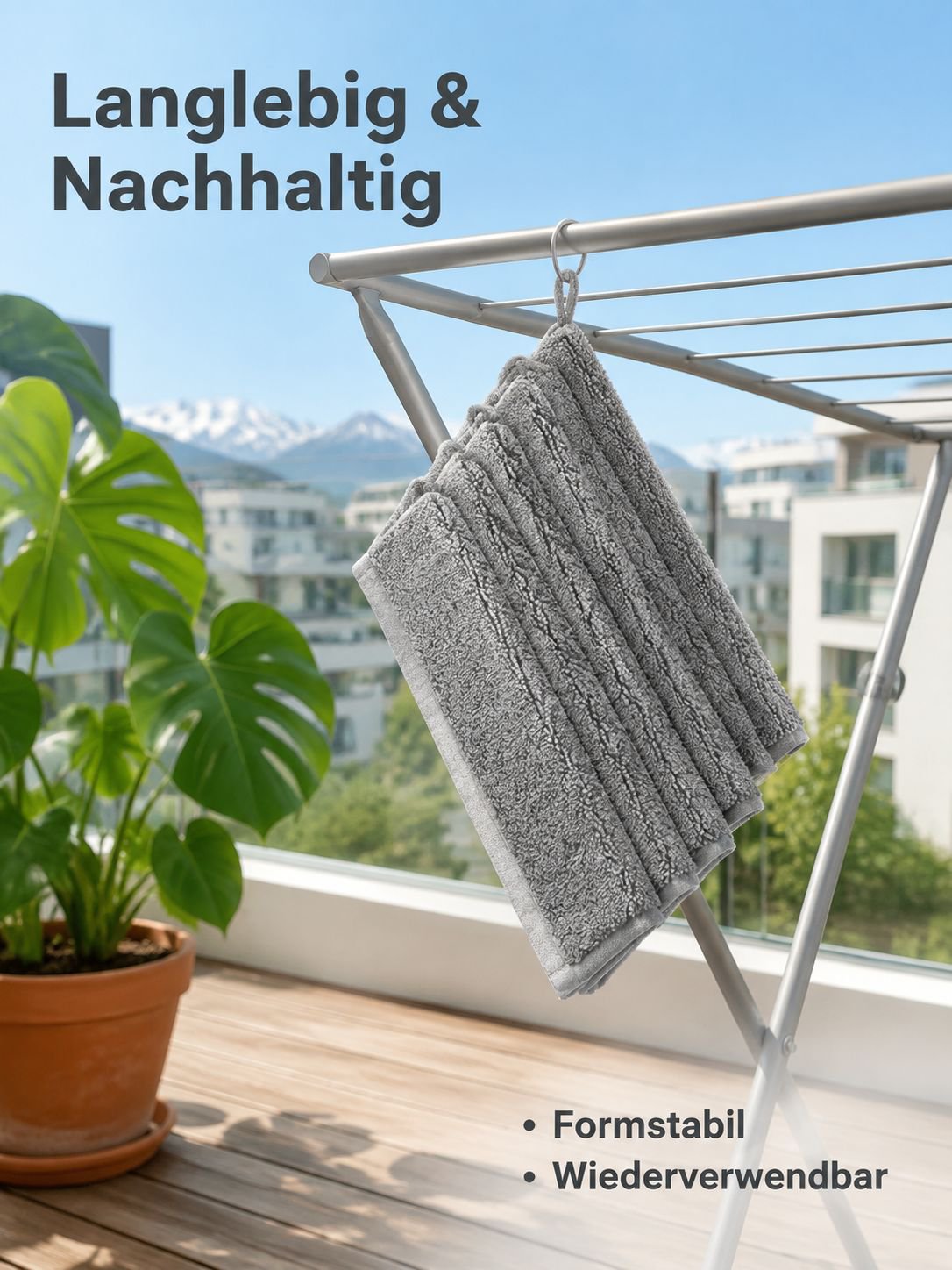 Praktisches Reinigungstuch für Geschirr und Küche