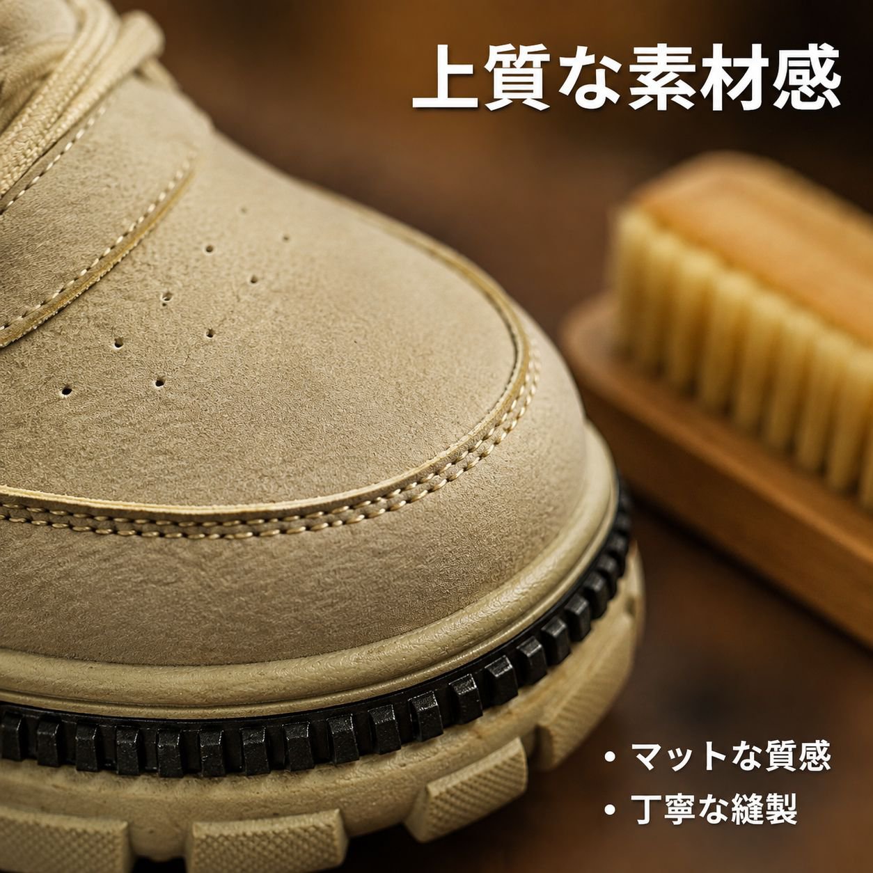レトロなプラットフォームアンクルブーツ、メンズワークブーツ、ハイカットブーツ