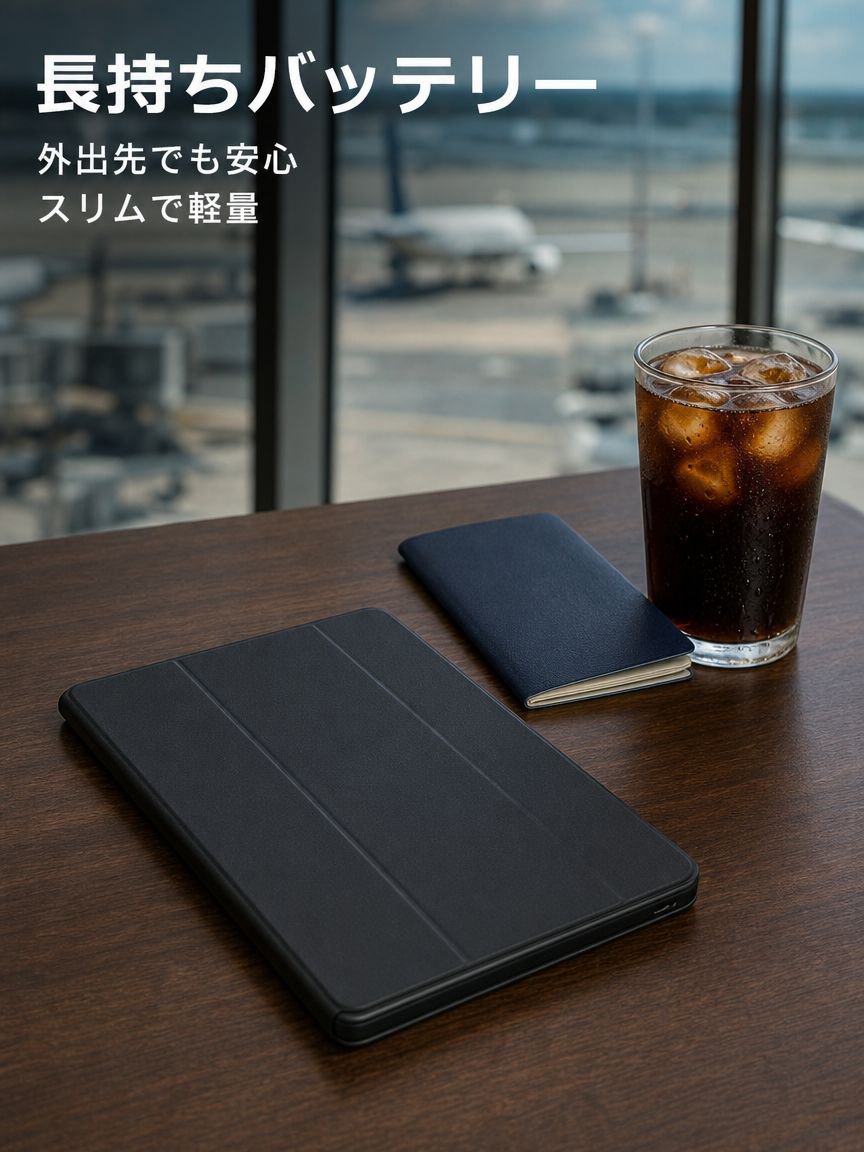 Bluetoothタッチキーボード付きタブレットケース、マウス付き