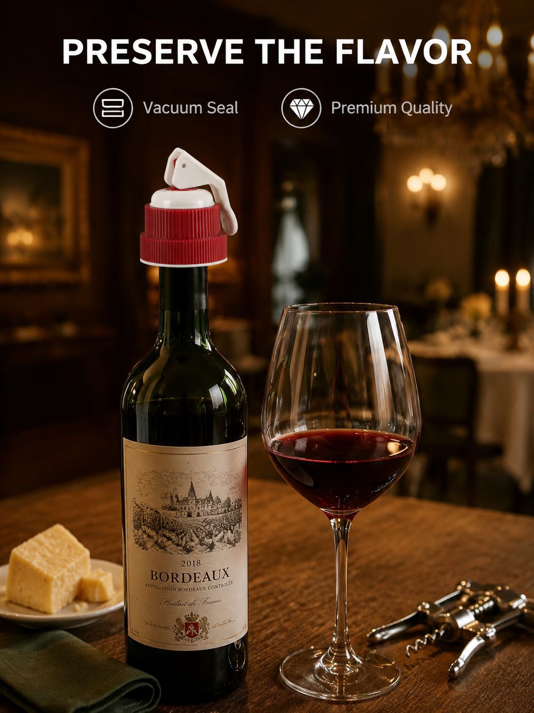 Red Wine Freshness Preserving Stopper
