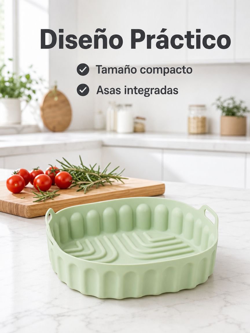 Bandeja de silicona para freidora de aire