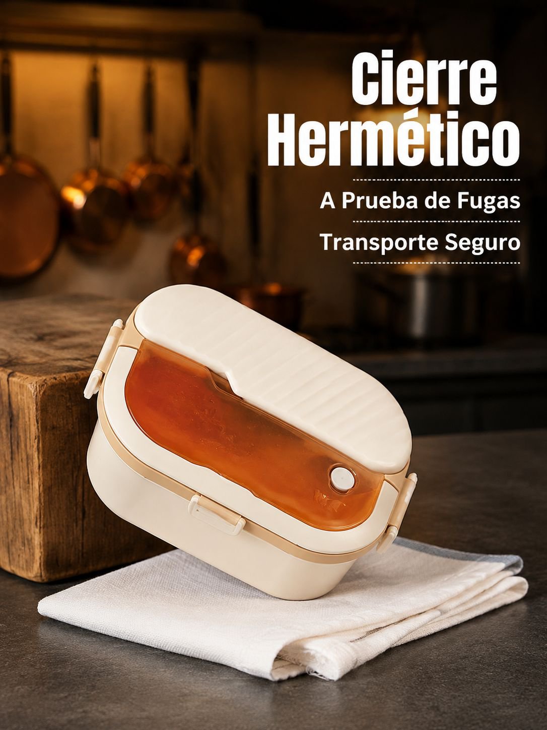Caja bento de acero inoxidable de gran capacidad con divisores para estudiantes y oficinistas