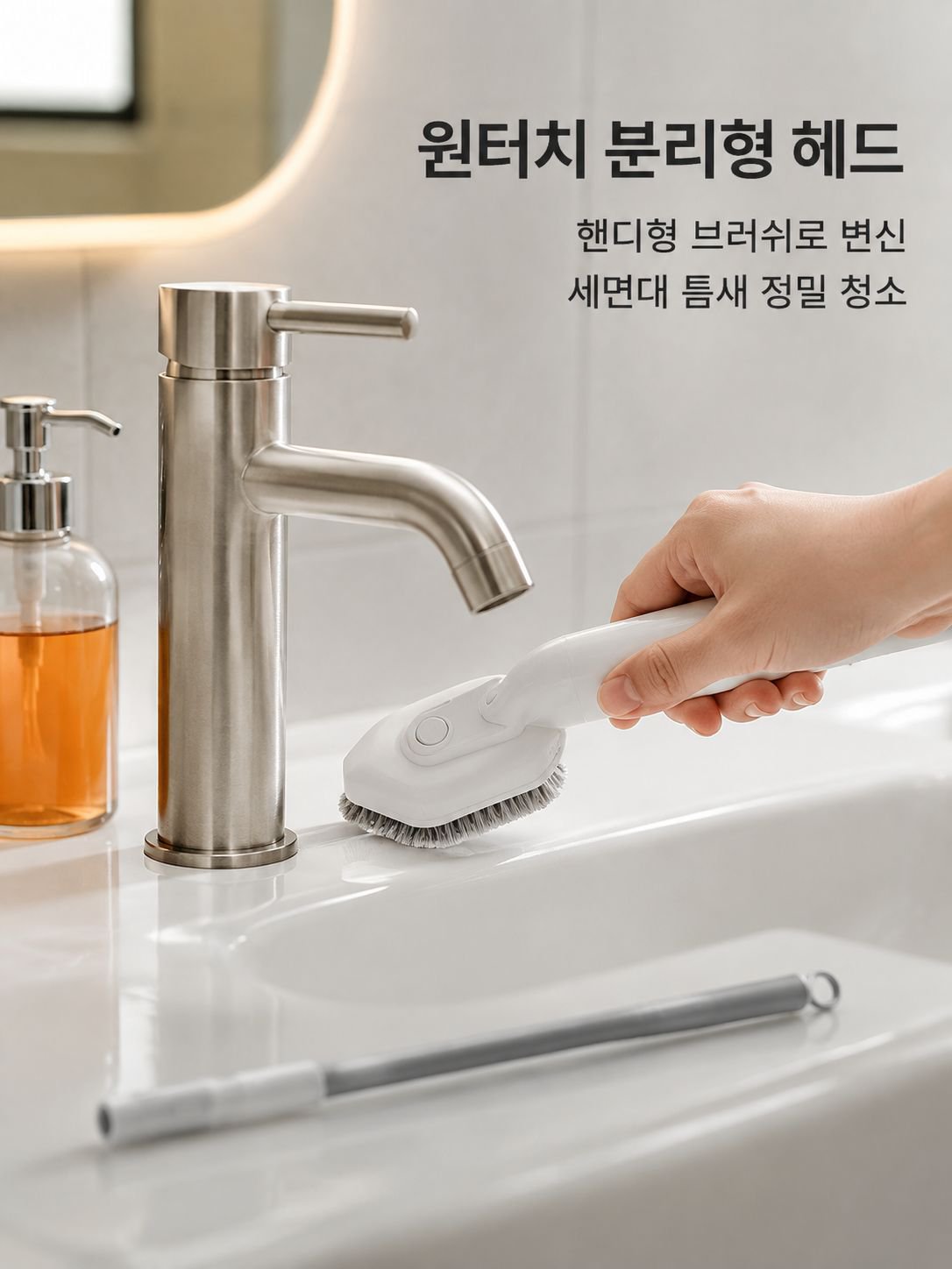 욕실 바닥 틈새 청소용 브러시
