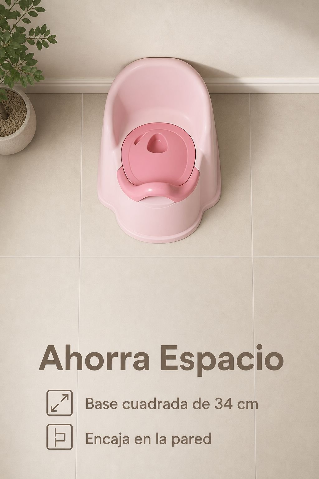 Asiento de inodoro fácil de limpiar y mantener