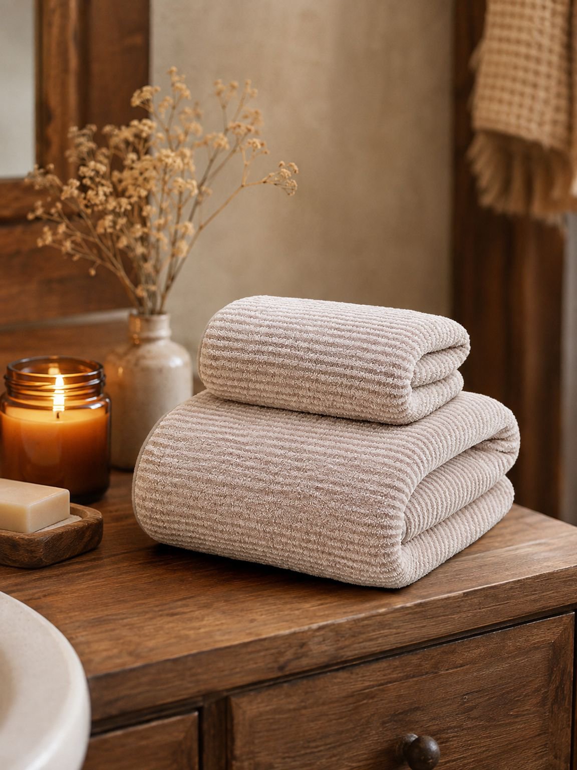 Ultra-Fine Coral Fleece Absorbent Towel